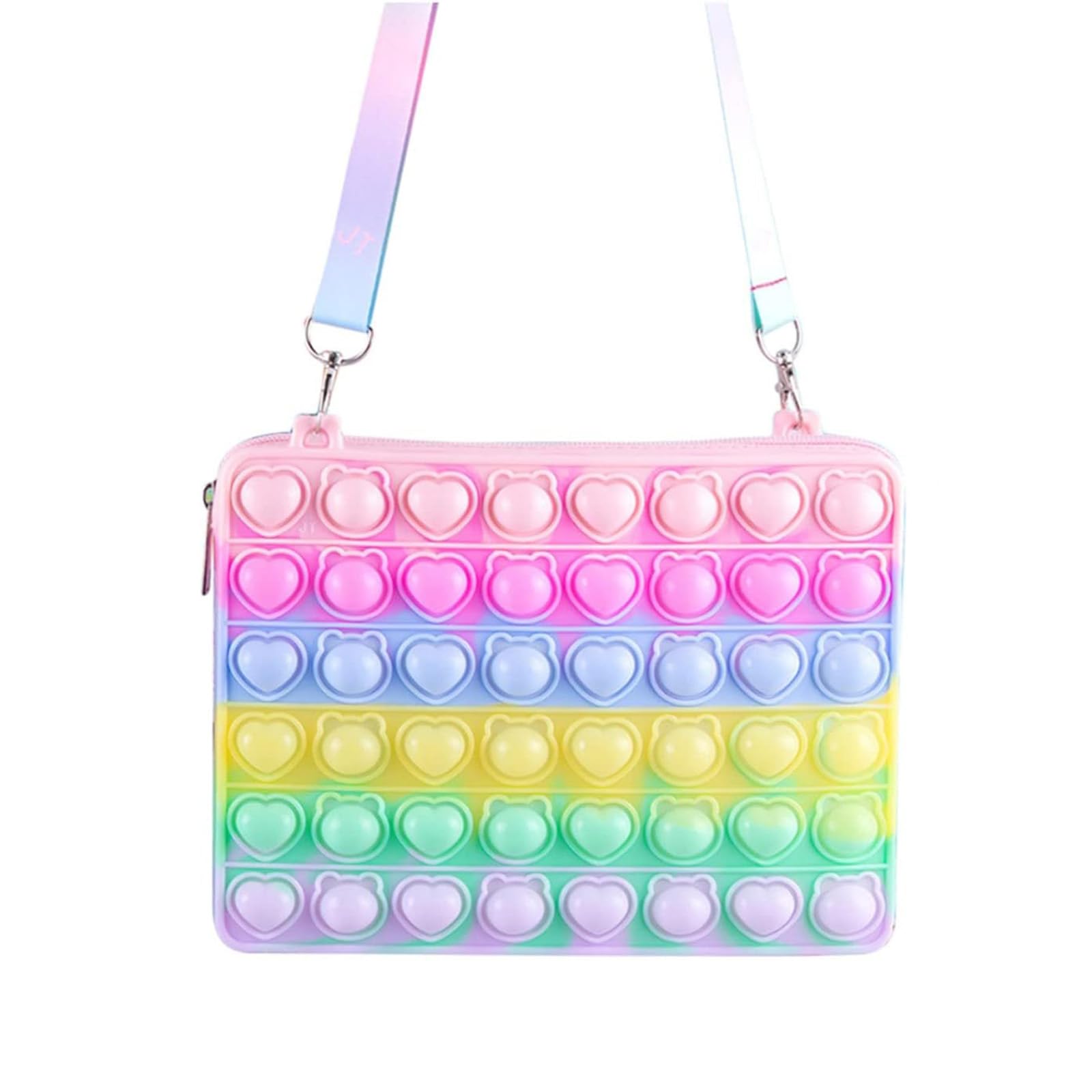 Amazon | 肩掛けバッグ プッシュポップ バブル バッグ スクイーズ玩具